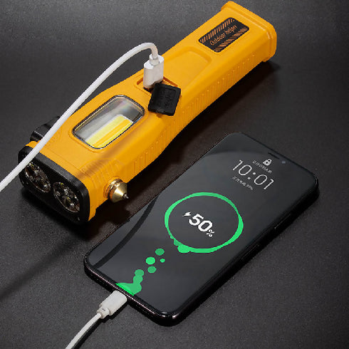 Multi-functional Solar Flashlight High Bright